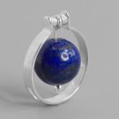 Natural Gemstone Planet 925 Sterling Silver Dual Pendant Adjustable Ring Natural Gemstone Planet 925 Sterling Silver Dual Pendant Adjustable Ring