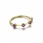 Elegant Natural Amethyst 925 Sterling Silver Ring
