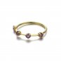 Elegant Natural Amethyst 925 Sterling Silver Ring