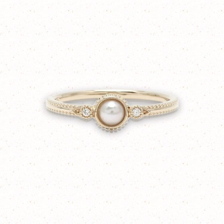 Natural White Pearl Distinguish Simple 925 Sterling Silver Ring