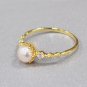 Natural White Pearl Distinguish Elegant 925 Sterling Silver Ring