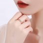 Colorful Round Natural Gemstone 925 Sterling Silver Ring