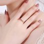 Colorful Round Natural Gemstone 925 Sterling Silver Ring