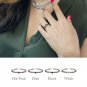Natural Agate Beads 925 Sterling Silver Adjustable Ring