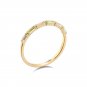 Natural Crystal Slub 925 Sterling Silver Ring