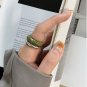 Simple Natural Agate Jade 925 Sterling Silver Adjustable Ring