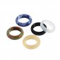 Simple Natural Agate Jade 925 Sterling Silver Adjustable Ring