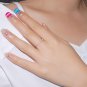 Fashion Created Opal White CZ 925 Sterling Silver Ring