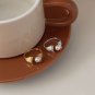 Office Round Shell Pearls Embrace 925 Sterling Silver Adjustable Ring