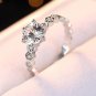 1ct Lady Cubic Zirconia Hive 925 Sterling Silver Ring