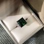2ct Engagement Created Diamond Princess Cut Cubic Zirconia 925 Silver Ring