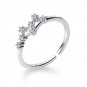 Holy Cubic Zirconia Twelve Constellations 925 Sterling Silver Adjustable Ring