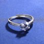 Classic Facets High-Carbon CZ 925 Sterling Silver Ring