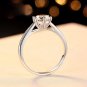 Classic Facets High-Carbon CZ 925 Sterling Silver Ring