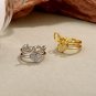 Wedding Love Letters CZ Heart 925 Sterling Silver Adjustable Ring