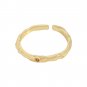 Irregular Round CZ Branch 925 Sterling Silver Adjustable Ring
