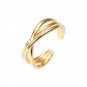 Cross 925 Sterling Silver Adjustable Ring