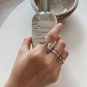 Fashion Arrow Double Layer925 Sterling Silver Adjustable Ring