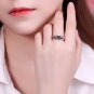 Simple Irregular Wave 925 Sterling Silver Adjustable Ring