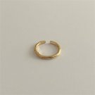 Classic Twisted Line Pattern 925 Sterling Silver Adjustable Ring