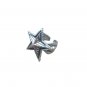 Modern Men Vintage Star 925 Sterling Silver Adjustable Ring