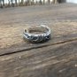 Vintage Tree Branch Men 925 Sterling Silver Adjustable Ring