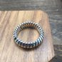 Vintage Men Snake Chain 925 Sterling Silver Adjustable Ring