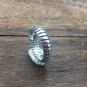 Vintage Men Snake Chain 925 Sterling Silver Adjustable Ring