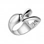 Party Glossy Irregular Bucktooth 925 Sterling Silver Adjustable Ring