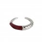 Irregular Twisted Epoxy 925 Sterling Silver Adjustable Ring