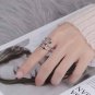 Double Layer Twisted 925 Sterling Silver Adjustable Ring