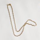 Choker Hollow Chain 925 Sterling Silver Necklace