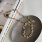 Choker Hollow Chain 925 Sterling Silver Necklace