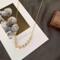 Asymmetry Fishbone Triangle 925 Sterling Silver Choker Necklace