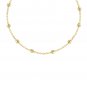 Choker Beads 925 Sterling Silver Adjustable Cross Chain Necklace