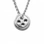 Lucky Button 925 Sterling Silver Necklace