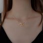 Geometry Hollow Square Link 925 Sterling Silver Necklace