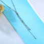 Tassels Cubes 925 Sterling Silver Dangling Necklace