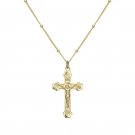 Classic Jesus Cross 925 Sterling Silver Necklace