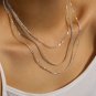 Geometry Hollow Chain 925 Sterling Silver Choker Necklace