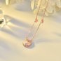CZ Crescent Moon Stars Sun 925 Sterling Silver Necklace