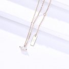 Classic CZ Geometry Triangle 925 Sterling Silver Necklace