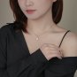 Office Radiant CZ 925 Sterling Silver OT Shape Necklace