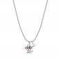 Halloween Holiday Magic Hat Ghost CZ 925 Sterling Silver Necklace