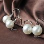 Big Shell Pearl Women 925 Sterling Sliver Earrings