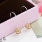 Spherical 925 Silver Hook Earrings