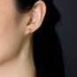Mini Girl CZ Bow-knot 925 Sterling Silver Sweet Stud Earrings