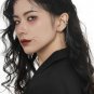 Halloween Gift Ghost CZ Chain 925 Sterling Silver Stud Earring Clip (Single)