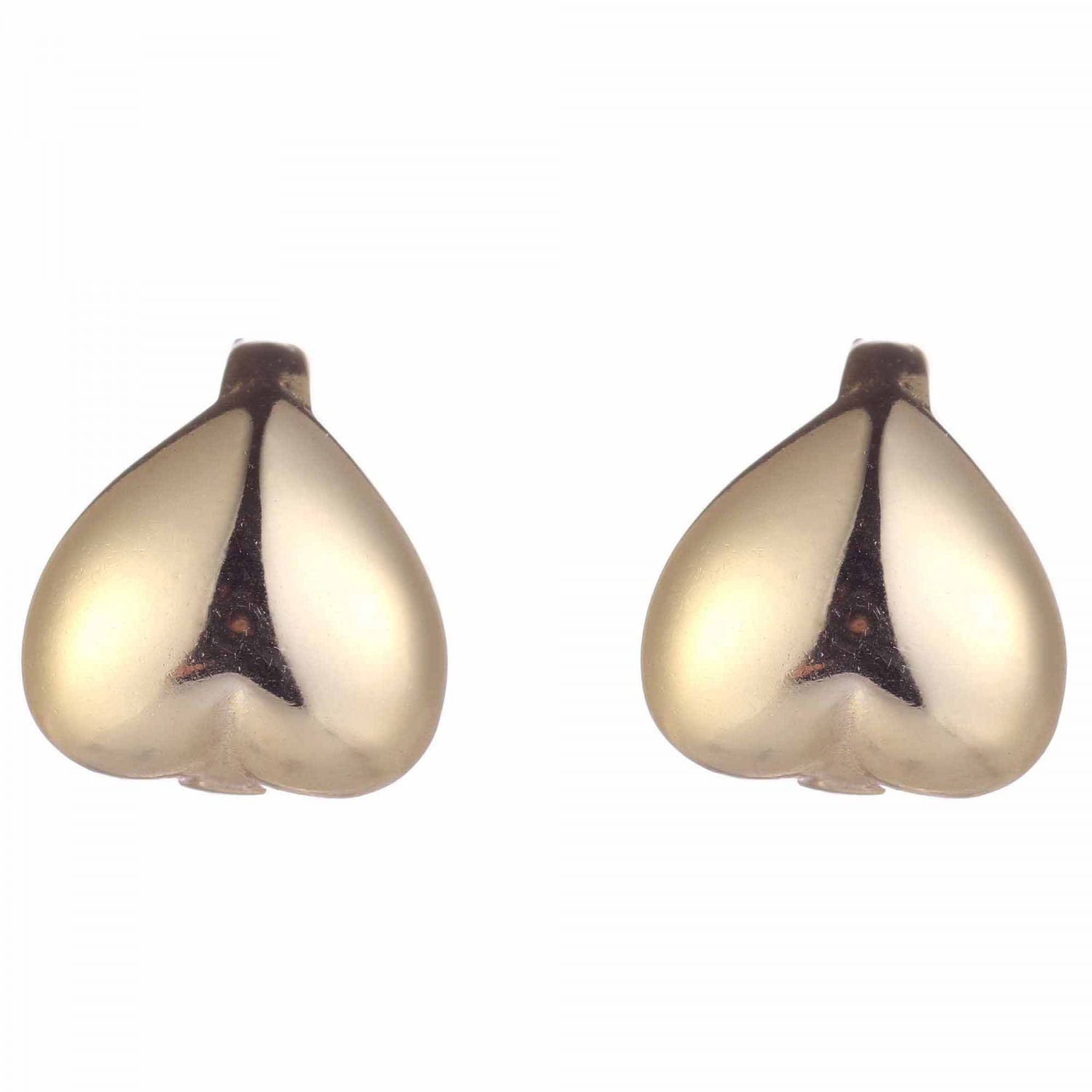 Cute Mini Heart 925 Sterling Silver Hoop Earrings