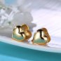 Cute Mini Heart 925 Sterling Silver Hoop Earrings
